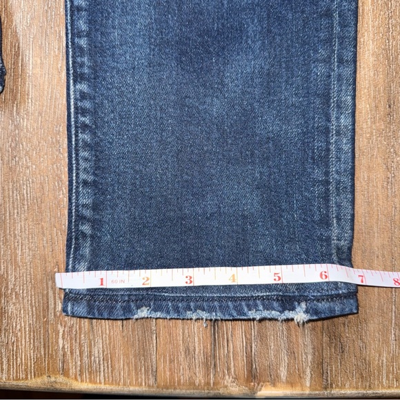 PRPS MEN'S STRAIGHT LEG JEANS  Patched Stretch blue stitched distressed - Picture 10 of 14